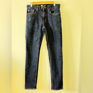 Old Navy Boys Slim Jeans | Size 12 | Dark Wash Built-In Flex